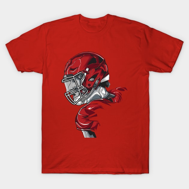 Football player T-Shirt by SahibSingh-SBS